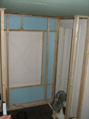 Plaster wall demolition, carbide blade wall cutting, cutting windows into wall