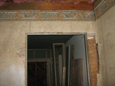 Demoliton, plaster and lath, historic, historic wall paper, home renovation, do it yourself, bathroom, bathroom remodel, plumbing, green construction, recycle